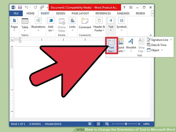 how to vertically align text in word mac